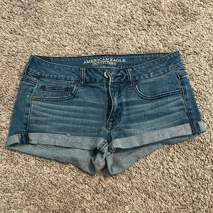 American Eagle Jean Shortie Shorts
